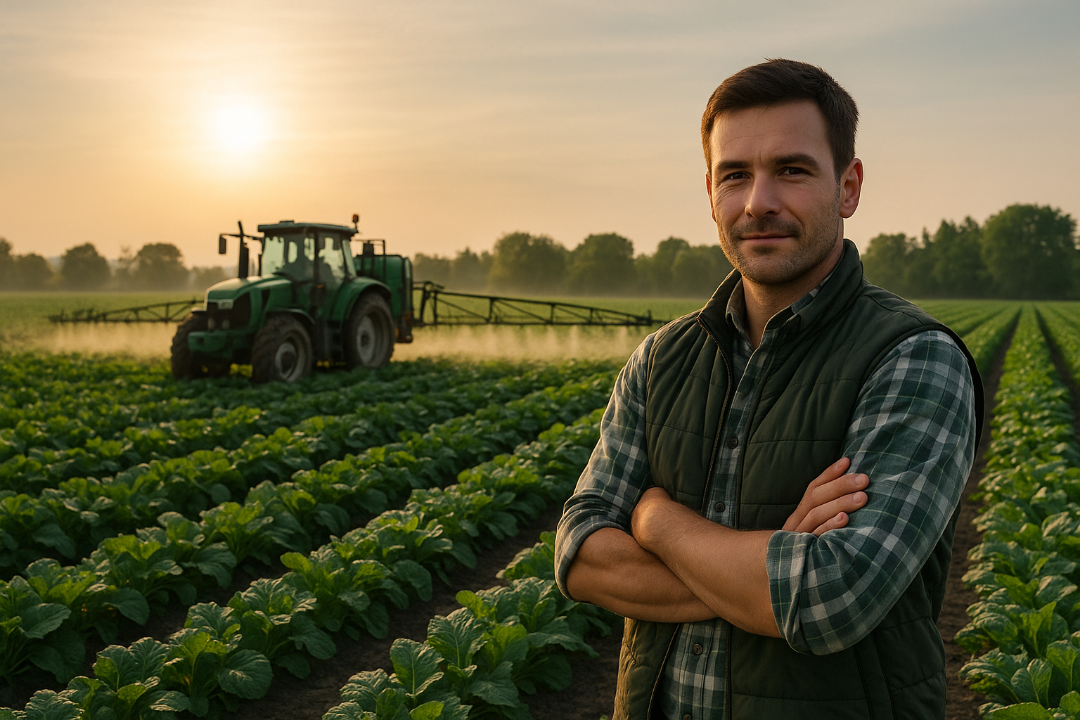 Akıllı sulama ve modern tarım otomasyonunu gösteren görsel